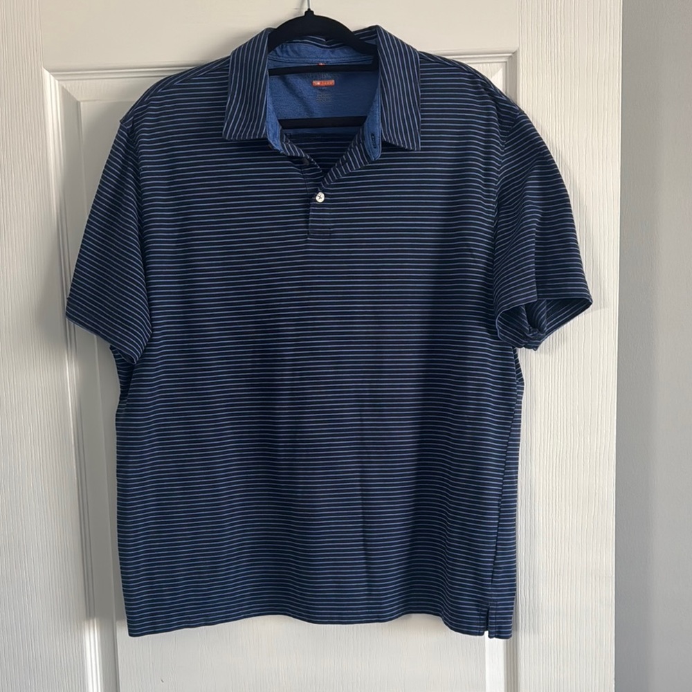 Men's Blue Striped Shirt